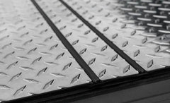 LOMAX FOLDING HARD COVER Tonneau Cover for 19-ON Chevy/GMC 1500 5' 8" Box w/ CarbonPro Box &amp; w/o Bedside Storage Box (bolt on) (Diamond) - Black Patch Performance - ACCEB2020109