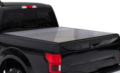 LOMAX FOLDING HARD COVER Tonneau Cover for 22-ON Nissan Frontier 5' Box (Diamond) - Black Patch Performance - ACCEB2030059