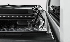 LOMAX FOLDING HARD COVER Tonneau Cover for 07-13 Chevy/GMC 1500 5' 8" Box Except 07 Classic (Urethane) - Black Patch Performance - ACCEB3020059