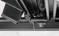 LOMAX FOLDING HARD COVER Tonneau Cover for 07-13 Chevy/GMC 1500 5' 8" Box Except 07 Classic (Urethane) - Black Patch Performance - ACCEB3020059