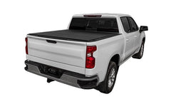 LOMAX FOLDING HARD COVER Tonneau Cover for 16-ON Toyota Tacoma 5' Box w/o OEM Hard Cover (Urethane) - Black Patch Performance - ACCEB3050019