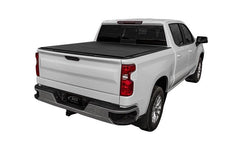 LOMAX FOLDING HARD COVER Tonneau Cover for 16-ON Toyota Tacoma 5' Box w/o OEM Hard Cover (Urethane) - Black Patch Performance - ACCEB3050019