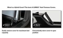 LOMAX STANCE HARD COVER Tonneau Cover for 22-ON Hyundai Santa Cruz 4' Box (Urethane) - Black Patch Performance - ACCEG3060209