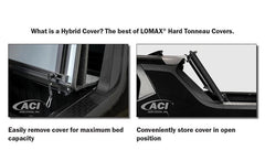 LOMAX STANCE HARD COVER Tonneau Cover for 22-ON Hyundai Santa Cruz 4' Box (Urethane) - Black Patch Performance - ACCEG3060209