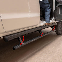 ActionTrac 83.6" Powered Running Boards, Select Jeep Gladiator - ARIES - Body