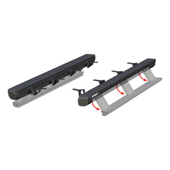 ActionTrac 83.6" Powered Running Boards, Select Jeep Gladiator - Body from Black Patch Performance