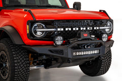 Addictive Desert Designs F230181060103 Rock Fighter Front Bumper - Black Patch Performance - ADDIF230181060103