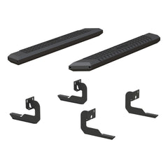 AdvantEDGE 5-1/2" x 53" Black Aluminum Side Bars, Select Ford F-150 - Body from Black Patch Performance