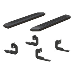 AdvantEDGE 5-1/2" x 53" Black Aluminum Side Bars, Select Ford F-150 - Body from Black Patch Performance