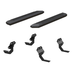 AdvantEDGE 5-1/2" x 53" Black Aluminum Side Bars, Select Ford F150, F250, F350 - ARIES - Body