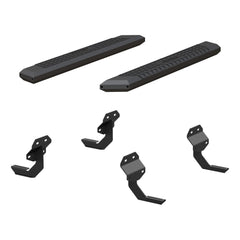 AdvantEDGE 5-1/2" x 53" Black Aluminum Side Bars, Select Ford F150, F250, F350 - Body from Black Patch Performance