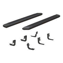 AdvantEDGE 5-1/2" x 75" Black Aluminum Side Bars, Select Dodge, Ram 1500 - Body from Black Patch Performance