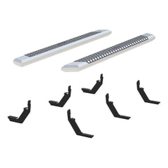 AdvantEDGE 5-1/2" x 75" Chrome Aluminum Side Bars, Select Colorado, Canyon - Body from Black Patch Performance