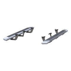 AdvantEDGE 5-1/2" x 75" Chrome Aluminum Side Bars, Select Dodge Durango - Body from Black Patch Performance
