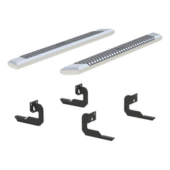 AdvantEDGE 5-1/2" x 75" Chrome Aluminum Side Bars, Select Ford F-150 - Body from Black Patch Performance