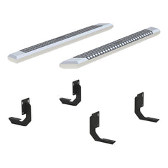 AdvantEDGE 5-1/2" x 75" Chrome Aluminum Side Bars, Select Ford F-250, F-350 - Body from Black Patch Performance