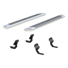 AdvantEDGE 5-1/2" x 75" Chrome Aluminum Side Bars, Select Ford F150, F250, F350 - Body from Black Patch Performance