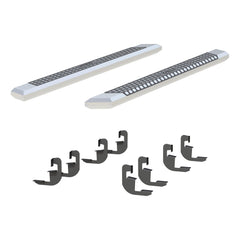 AdvantEDGE 5-1/2" x 75" Chrome Aluminum Side Bars, Select Silverado, Sierra Crew - Body from Black Patch Performance