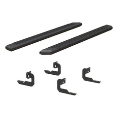 AdvantEDGE 5-1/2" x 85" Black Aluminum Side Bars, Select Ford F-150 - Body from Black Patch Performance