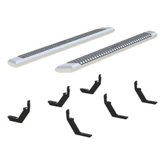 AdvantEDGE 5-1/2" x 85" Chrome Aluminum Side Bars, Select Colorado, Canyon - Body from Black Patch Performance