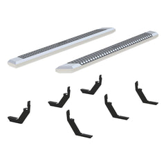 AdvantEDGE 5-1/2" x 85" Chrome Aluminum Side Bars, Select Colorado, Canyon - Body from Black Patch Performance