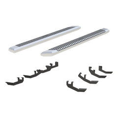 AdvantEDGE 5-1/2" x 85" Chrome Aluminum Side Bars, Select Honda Ridgeline - ARIES - Body