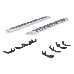 AdvantEDGE 5-1/2" x 85" Chrome Aluminum Side Bars, Select Honda Ridgeline - Body from Black Patch Performance