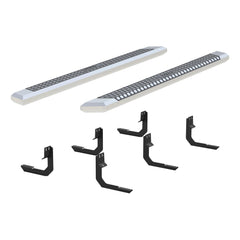 AdvantEDGE 5-1/2" x 85" Chrome Aluminum Side Bars, Select Nissan Titan, XD - Body from Black Patch Performance