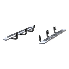 AdvantEDGE 5-1/2" x 85" Chrome Aluminum Side Bars, Select Ram 1500 to 5500 - Body from Black Patch Performance