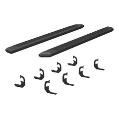 AdvantEDGE 5-1/2" x 91" Black Aluminum Side Bars, Select Chevrolet, GMC - Body from Black Patch Performance