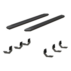 AdvantEDGE 5-1/2" x 91" Black Aluminum Side Bars, Select Ram 1500 - Body from Black Patch Performance