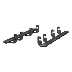 AdvantEDGE 5-1/2" x 91" Black Aluminum Side Bars, Select Silverado, Sierra Crew - Body from Black Patch Performance