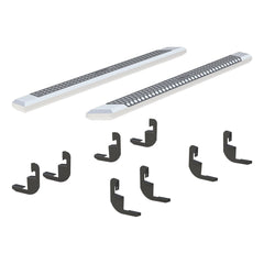 AdvantEDGE 5-1/2" x 91" Chrome Aluminum Side Bars, Select Silverado, Sierra Crew - ARIES - Body
