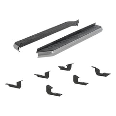 AeroTread 5" x 67" Polished Stainless Running Boards, Select Toyota 4Runner - ARIES - Body