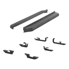 AeroTread 5" x 70" Black Stainless Running Boards, Select Ford Escape - Body from Black Patch Performance