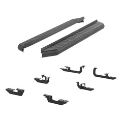AeroTread 5" x 70" Black Stainless Running Boards, Select Ford Escape - Body from Black Patch Performance