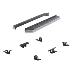 AeroTread 5" x 70" Polished Stainless Running Boards, Select Ford Edge - ARIES - Body