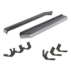 AeroTread 5" x 70" Polished Stainless Running Boards, Select Toyota 4Runner - Body from Black Patch Performance