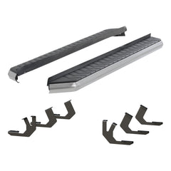 AeroTread 5" x 70" Polished Stainless Running Boards, Select Toyota 4Runner - Body from Black Patch Performance