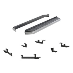 AeroTread 5" x 70" Polished Stainless Running Boards, Select Toyota Highlander - Body from Black Patch Performance