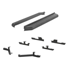 AeroTread 5" x 73" Black Stainless Running Boards, Select Equinox, Terrain - ARIES - Body