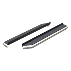 AeroTread 5" x 73" Polished Stainless Running Boards (No Brackets) - Body from Black Patch Performance