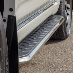 AeroTread 5" x 73" Polished Stainless Running Boards, Select Ford Explorer - ARIES - Body