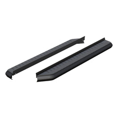 AeroTread 5" x 76" Black Stainless Running Boards (No Brackets) - ARIES - Body