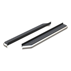 AeroTread 5" x 76" Polished Stainless Running Boards (No Brackets) - Body from Black Patch Performance