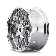 20x9 AMERICAN TRUXX GRIND 8x6.5 Offset ( - 12) Center Bore (125.2) Style #AT151 | AT151 - 2981C - 12 - Black Patch Performance - AMERAT1512981C12