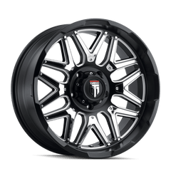 20x9 AMERICAN TRUXX GRIND 5x5.5 Offset (0) Center Bore (87.1) Style #AT151 | AT151 - 2985M0 - Black Patch Performance - AMERAT1512985M0