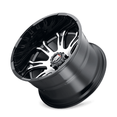 22x14 AMERICAN TRUXX BOMB 8x180 Offset ( - 76) Center Bore (125.2) Style #AT154 | AT154 - 22478BM - 76 - Black Patch Performance - AMERAT15422478BM76