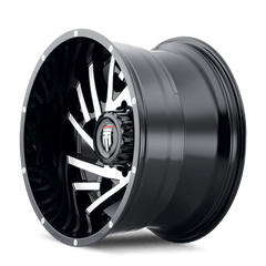 20x10 AMERICAN TRUXX WEB 5x5 Offset ( - 24) Center Bore (78.1) Style #AT161 | AT161 - 2173BM - 24 - Black Patch Performance - AMERAT1612173BM24