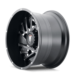 20x10 AMERICAN TRUXX WEB 5x5.5 Offset ( - 24) Center Bore (87.1) Style #AT161 | AT161 - 2185M - 24 - Black Patch Performance - AMERAT1612185M24